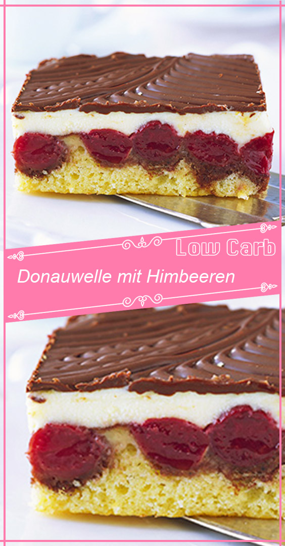 Donauwelle mit Himbeeren – GesundeRezepte.me